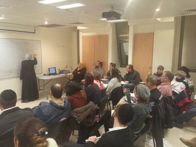 קורס ערבית למתנדבי מד"א בירושלים