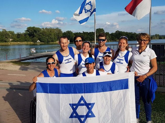 מדליות בכל הצבעים לחותרים הפראלימפים בתחרות בינלאומית באיטליה