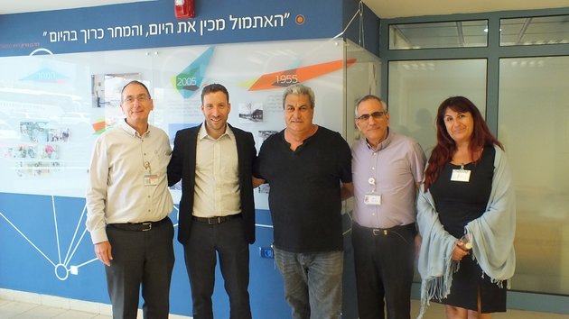 ח"כ שמולי בביקור במרכז הרפואי פדה-פוריה