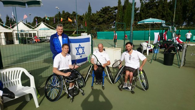 נבחרת הטניס הפראלימפית בגמר משחקי גביע העולם בסרדיניה