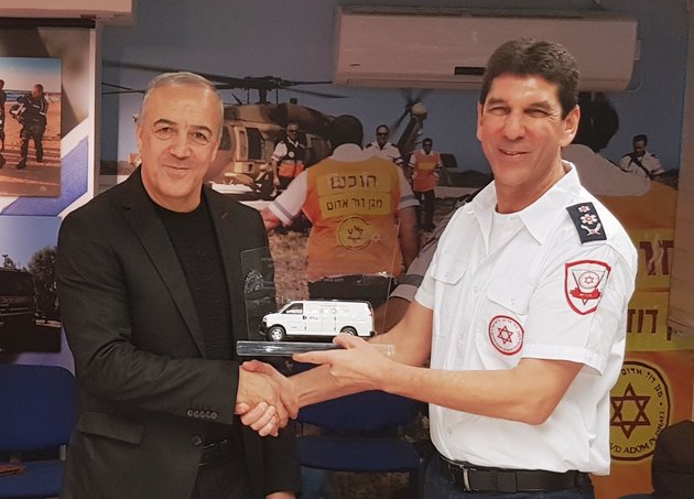 ח"כ ד"ר אכרם חסון בביקורו במד"א