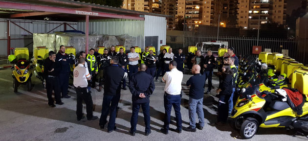 15 אופנועי עזרה ראשונה חדשים נוספו ליחידת האופנועים של מד"א במרחב ירקון