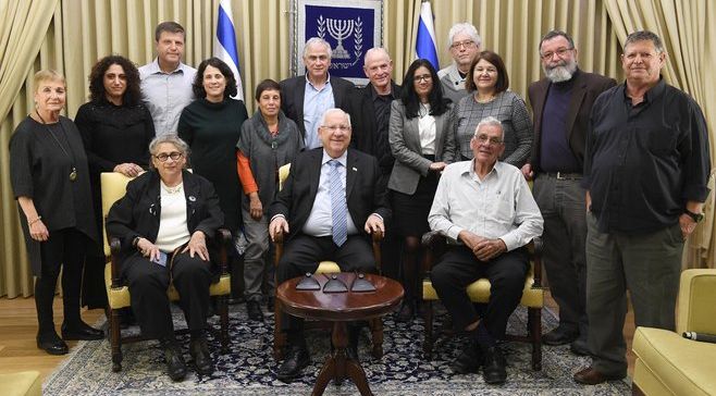 נשיא המדינה ורעייתו אירחו את מתנדבי עמותת ער"ן
