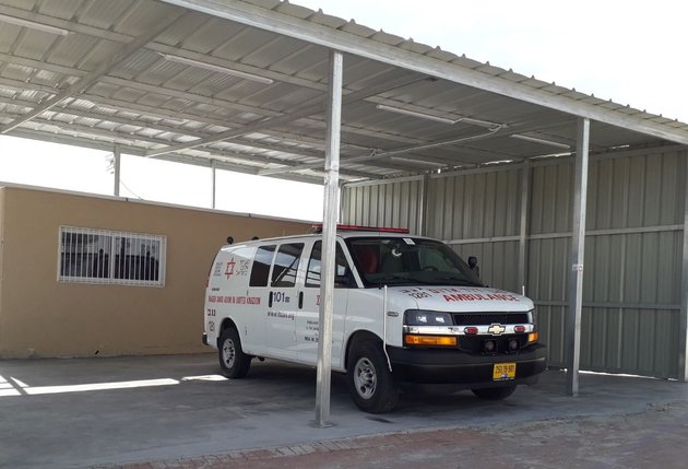 נחנכה נקודת הזנקה חדשה של מד"א במועצה המקומית חורה