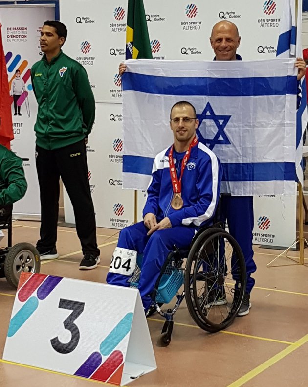נדב לוי זכה במדליית ארד באליפות העולם בבוצ'יה