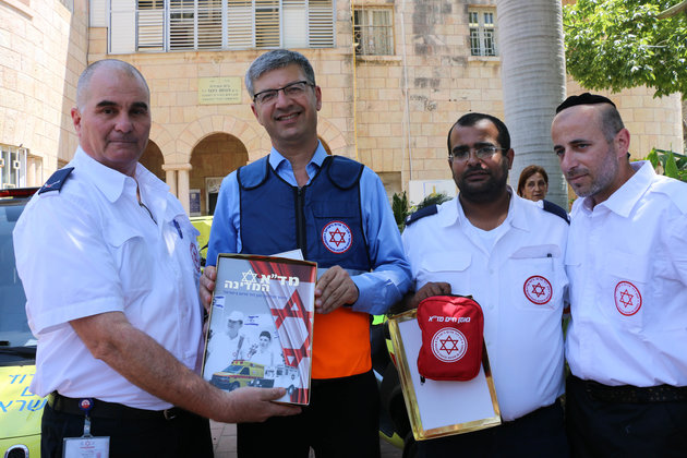 הבימבולנס של מד"א שיציל חיים ברמלה