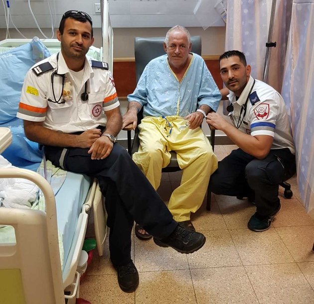 הפראמדיקים של מד"א הצילו את חייו של אריה