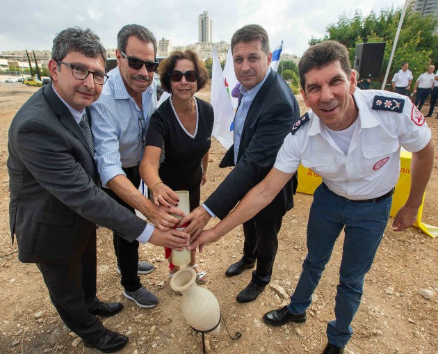 כנס אימד"ק 2019: הונחה אבן פינה לתחנת מד"א חדשה במודיעין-מכבים-רעות