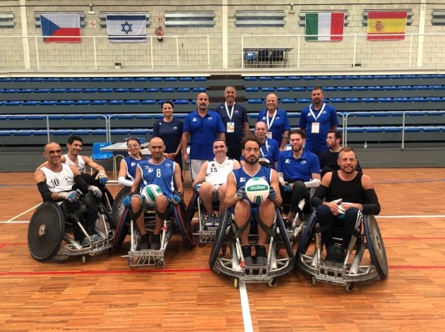 מקום שני לנבחרת הרוגבי כיסאות גלגלים באליפות אירופה