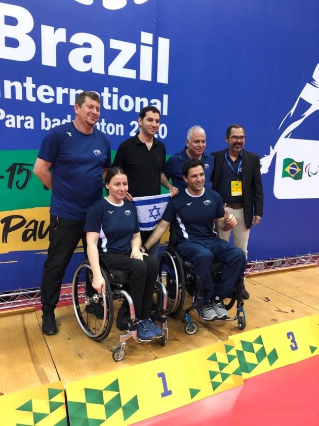מדליית כסף לאמיר לוי ומדליית ארד לנינה גורודצקי באליפות ברזיל הפתוחה בבדמינטון
