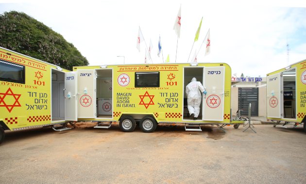 מד"א חנך שלושה רכבים מיוחדים המיועדים לחיסוני הקורונה